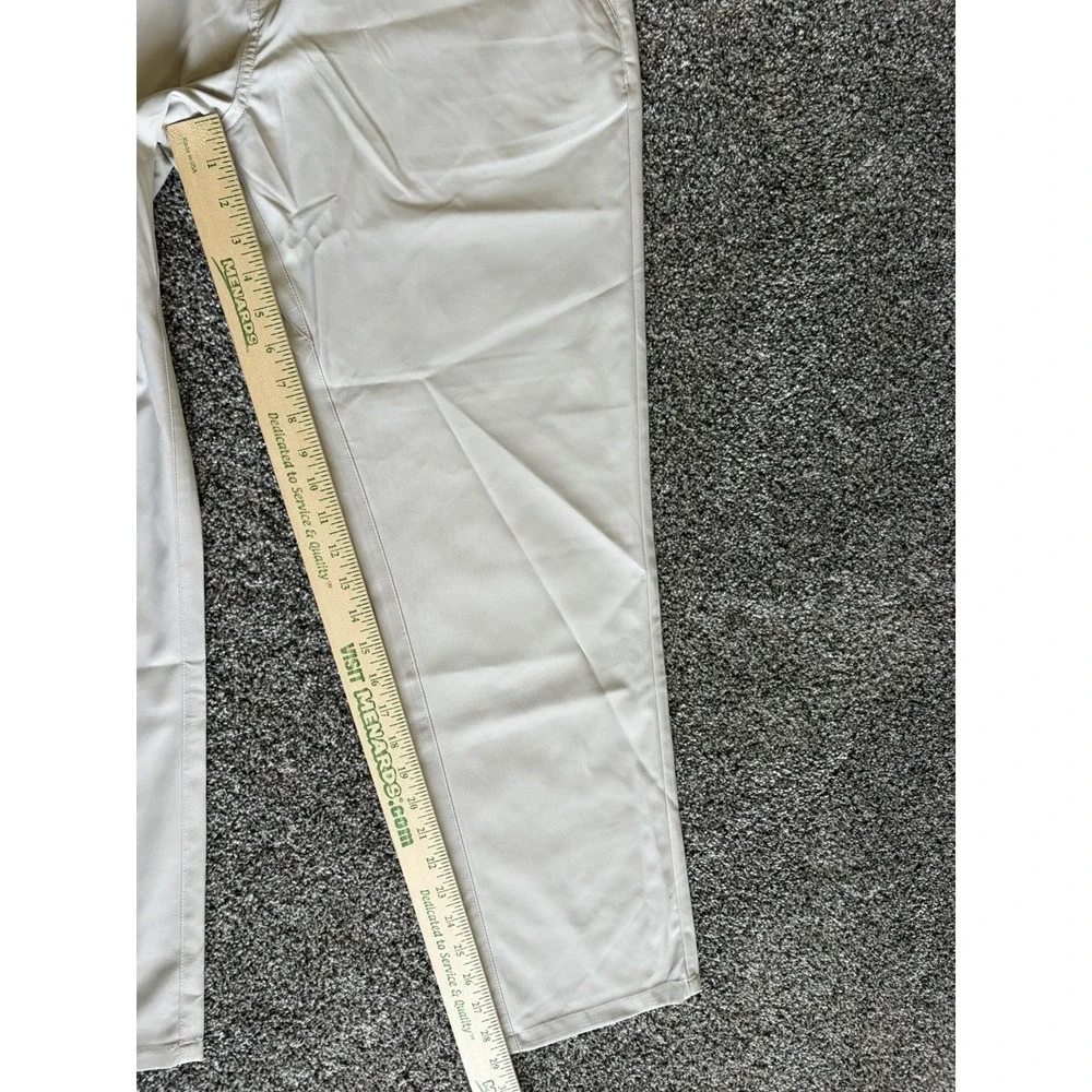 Jack Archer Men's Jet Setter Pant 35 x 30 Stone Beige Golf Chino Tech Pants Men